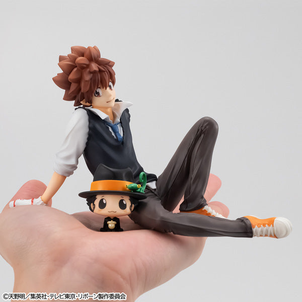 Hitman Reborn! G.E.M. Series - Palm-Sized Tsunayoshi Sawada, Reborn, Kyoya Hibari and Hibird Duo Set