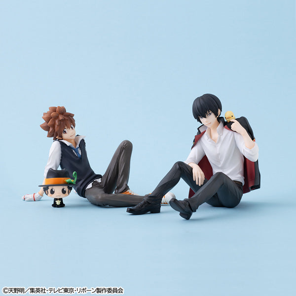 Hitman Reborn! G.E.M. Series - Palm-Sized Tsunayoshi Sawada, Reborn, Kyoya Hibari and Hibird Duo Set