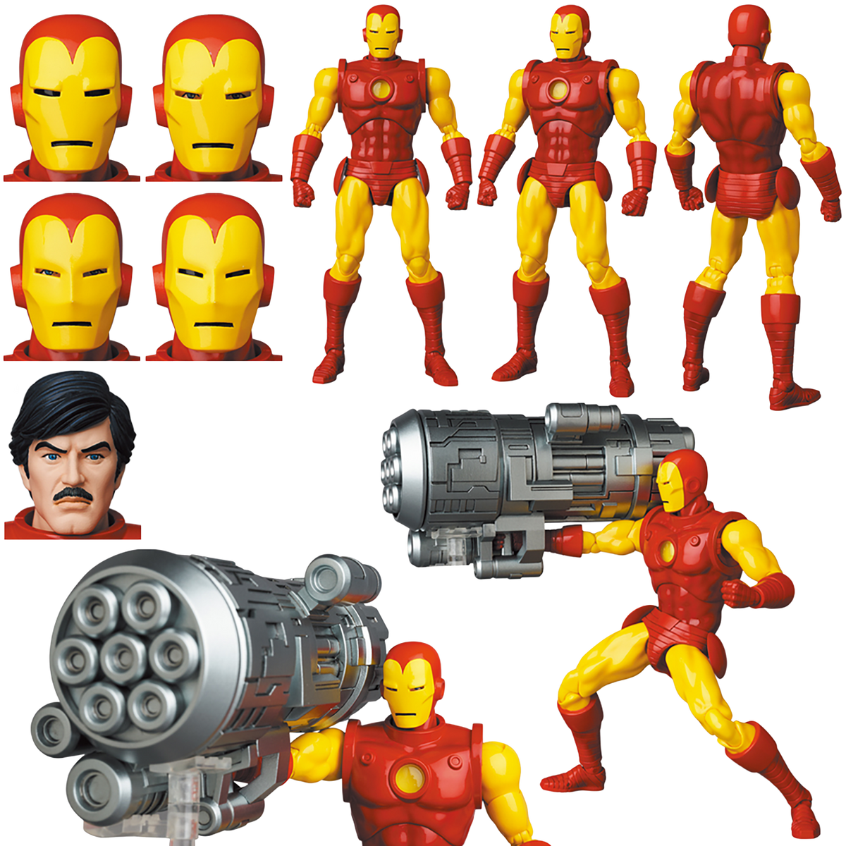 MAFEX No.165 - IRON MAN (COMIC Ver.)