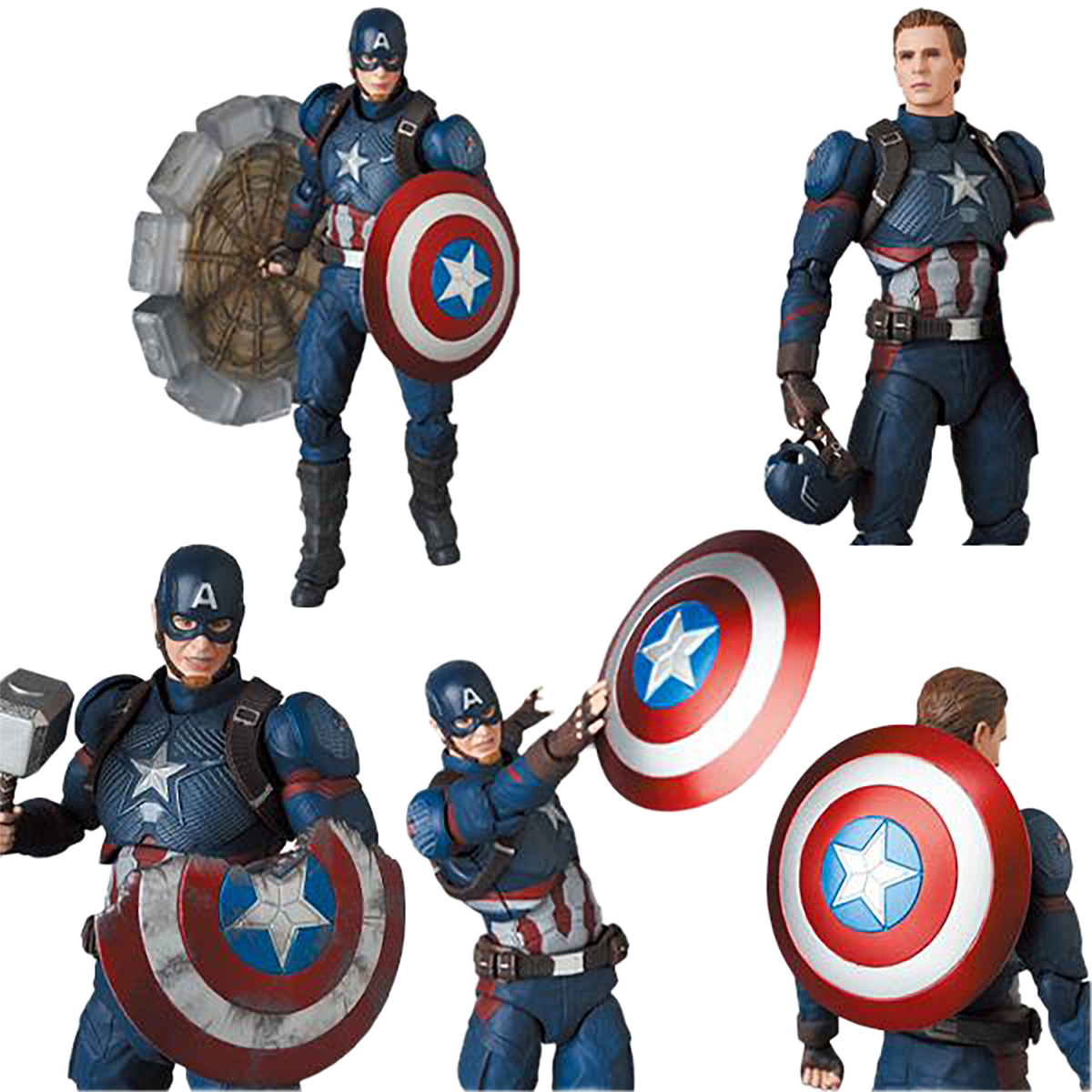 MAFEX No.130 - CAPTAIN AMERICA (ENDGAME Ver.)