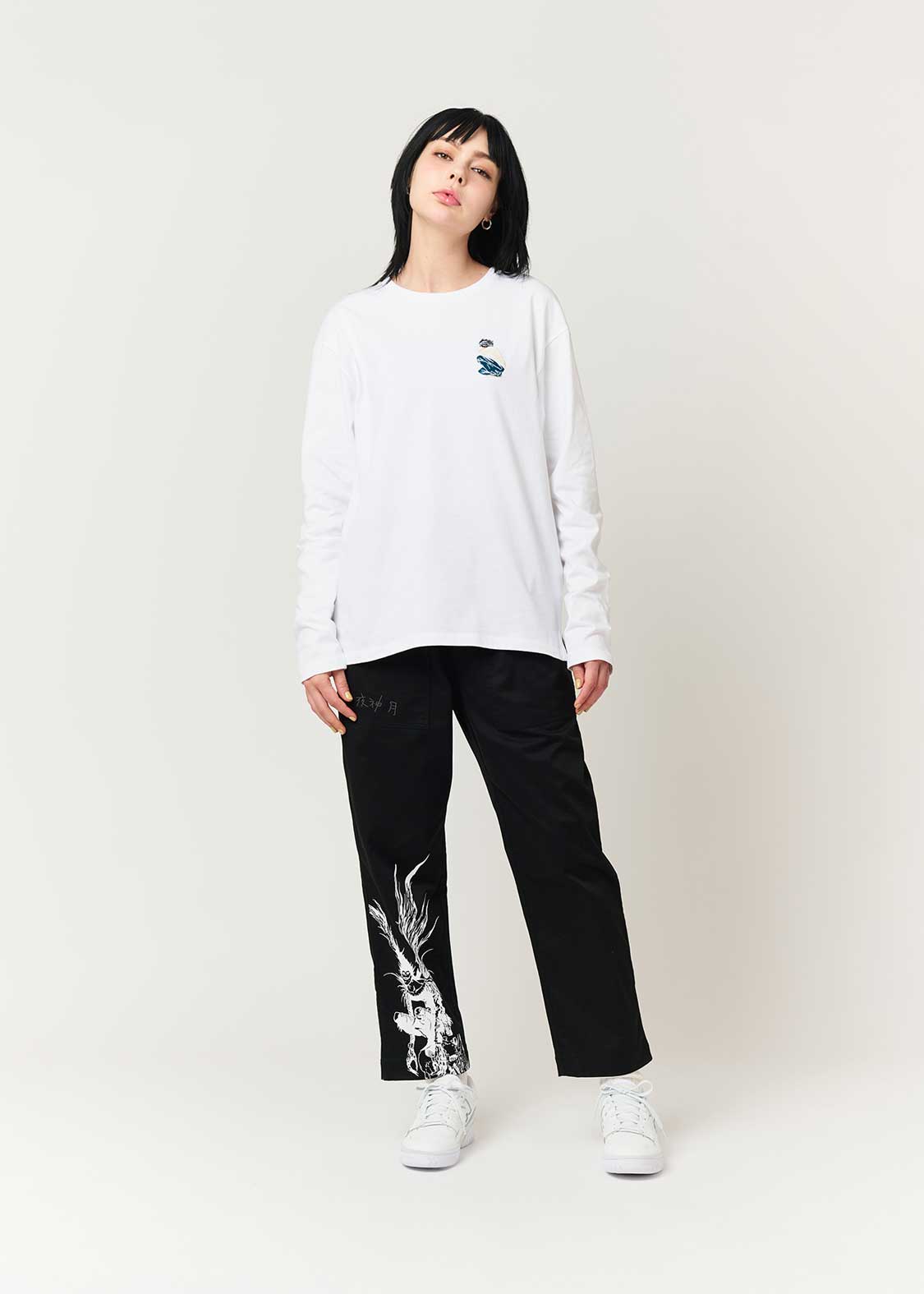 Death Note Graniph - L Long sleeve T-shirt