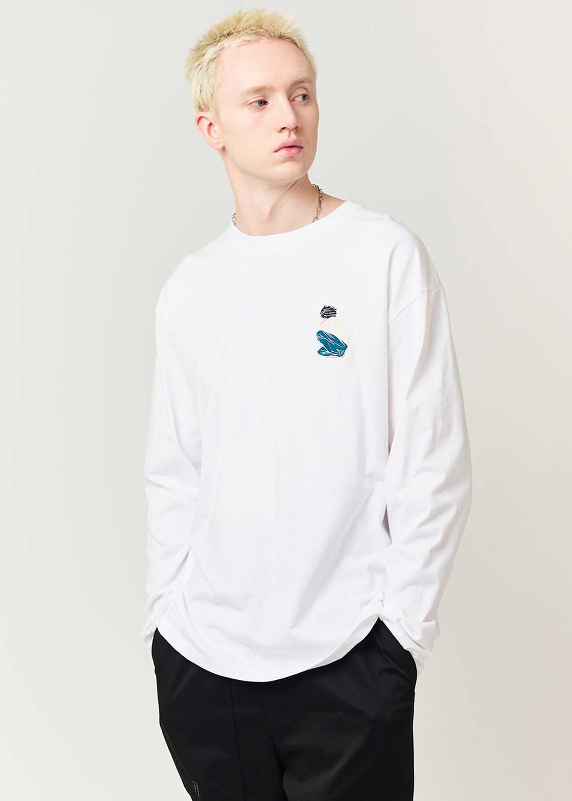 Death Note Graniph - L Long sleeve T-shirt