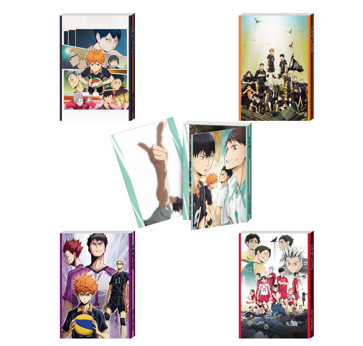 Happy Kuji Haikyu!! - G Prize Postcard Book Complete Set of 5 Types