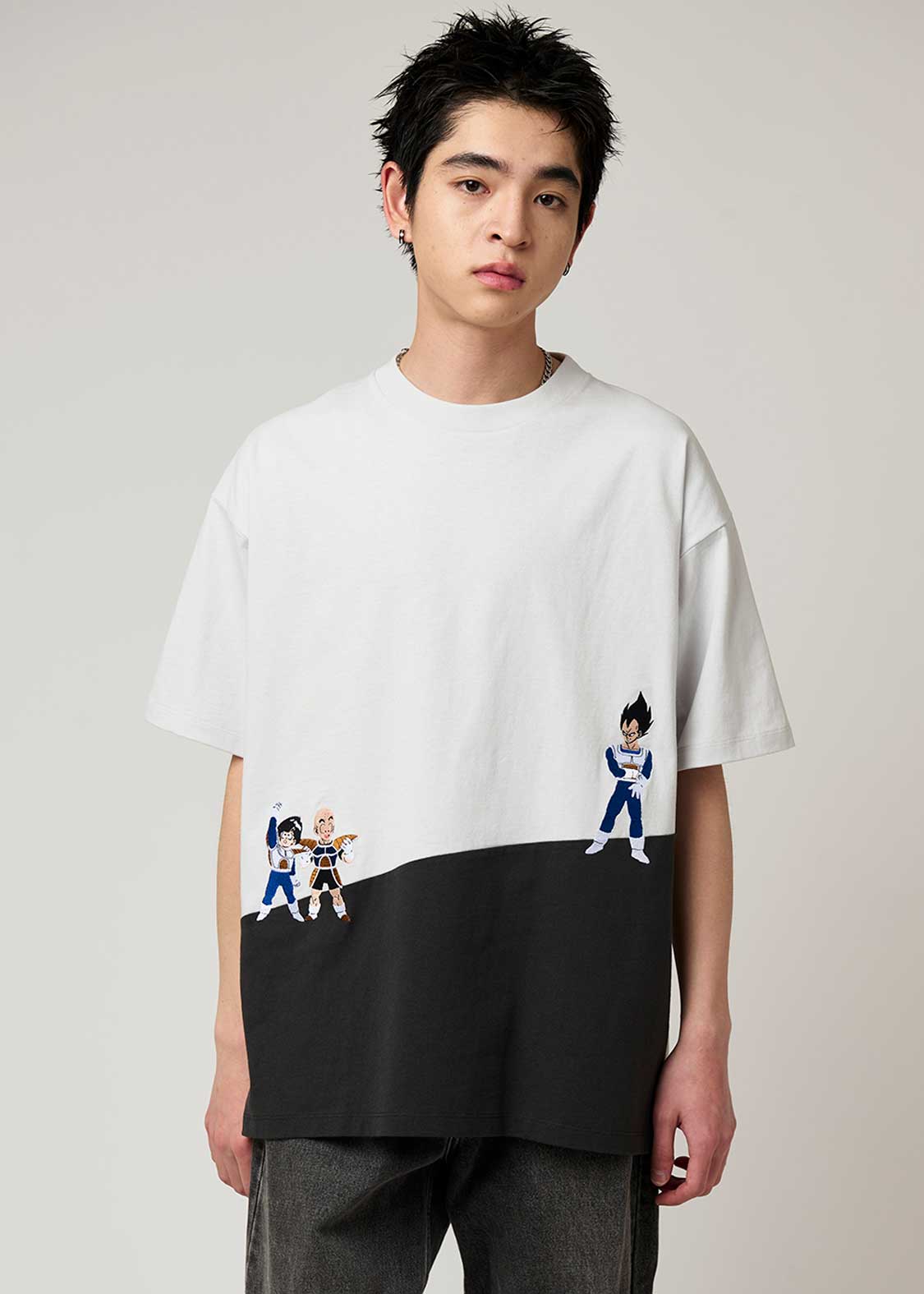 Dragon Ball Z Graniph Collection Collaboration Clothing - Combat Uniform Big Silhouette T-shirt
