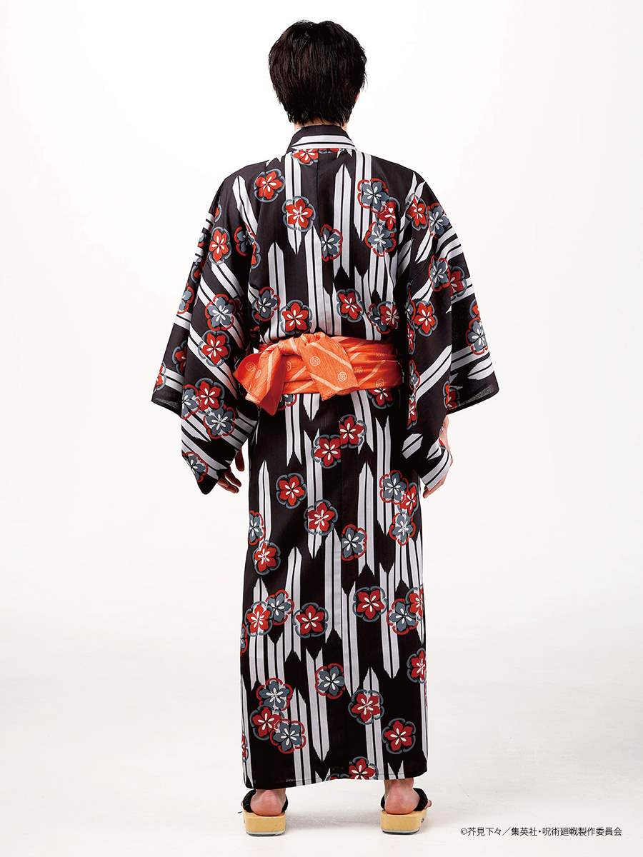 Jujutsu Kaisen Hidden Inventory / Prematured Death Furifu Men's Yukata + Heko Obi Set - Yuji Itadori