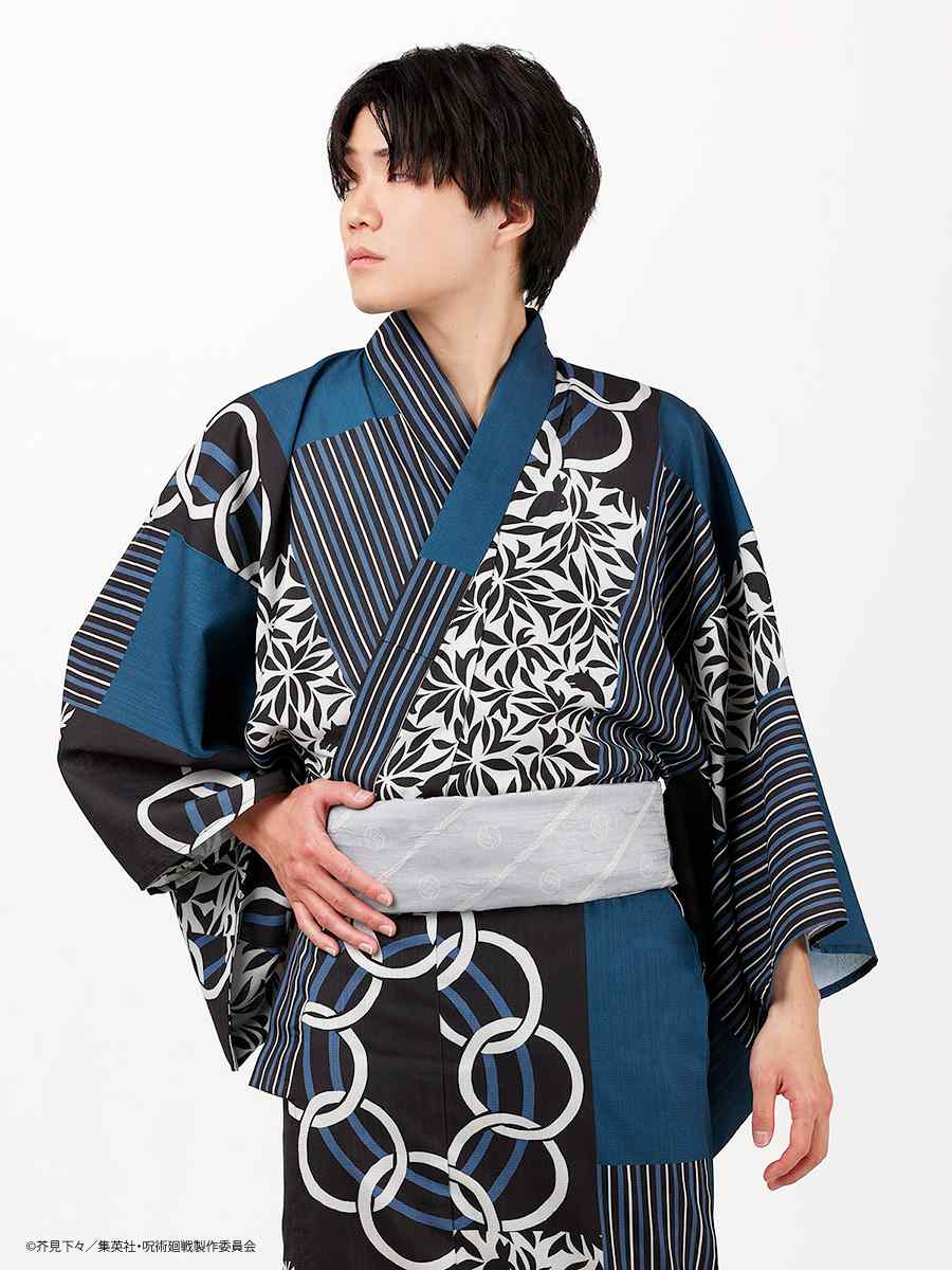Jujutsu Kaisen Hidden Inventory / Prematured Death Furifu Men's Yukata + Heko Obi Set - Megumi Fushiguro