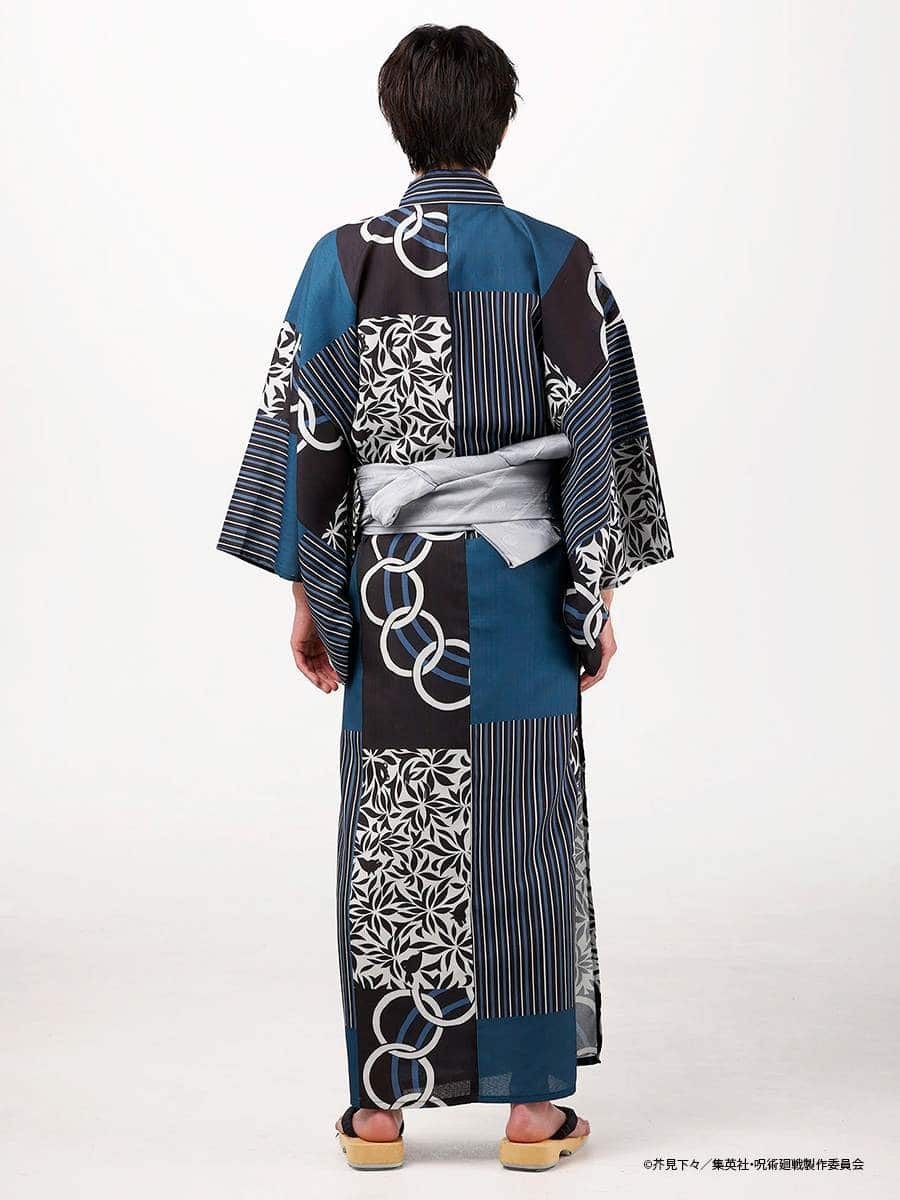 Jujutsu Kaisen Hidden Inventory / Prematured Death Furifu Men's Yukata + Heko Obi Set - Megumi Fushiguro