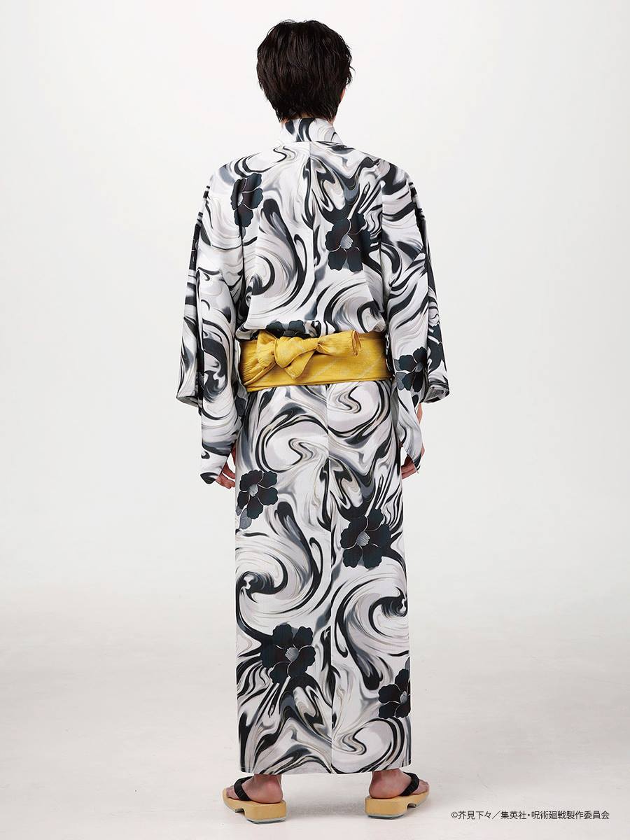 Jujutsu Kaisen Hidden Inventory / Prematured Death Furifu Men's Yukata + Heko Obi Set - Geto Suguru