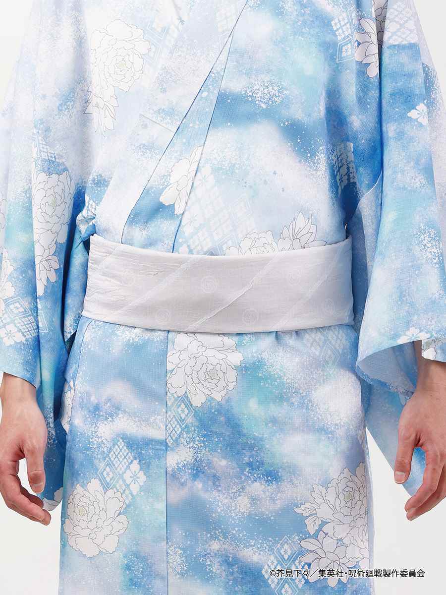 Jujutsu Kaisen Hidden Inventory / Prematured Death Furifu Men's Yukata + Heko Obi Set - Gojo Satoru