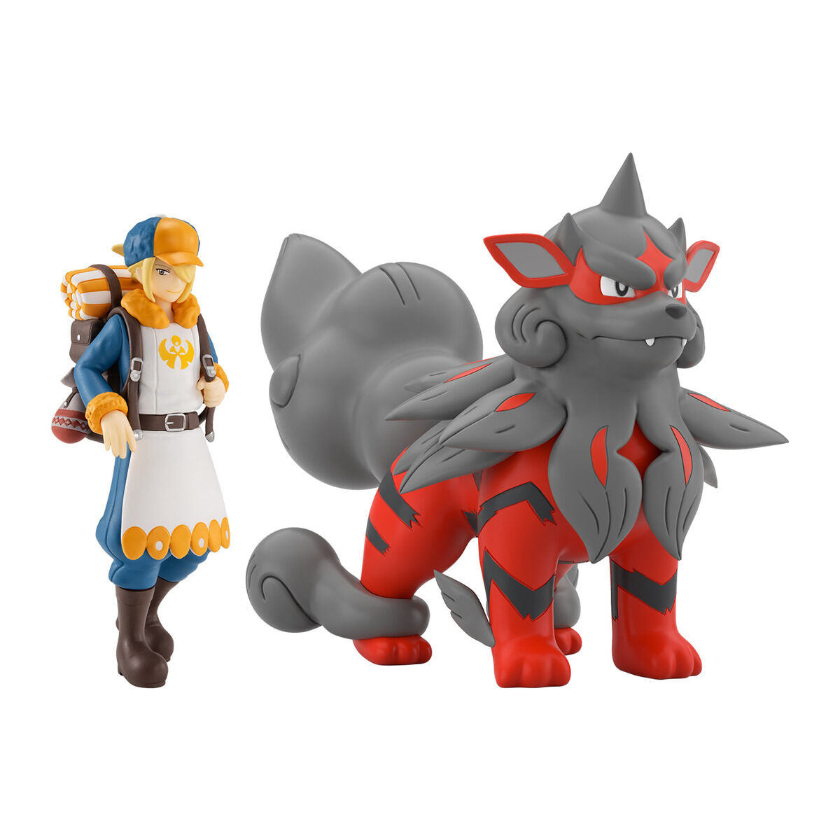 Pokemon Scale World - Hisui Region Volo & Arcanine (Hisuian Form)