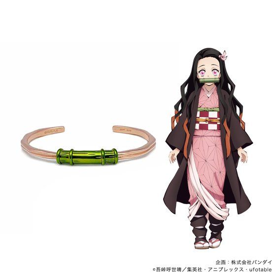 nezuko bambus Demon Slayer Kimetsu No Yaiba Am Home Made - Bamboo Bangle Nezuko Kamado  [Pre-Order Oct 2025]