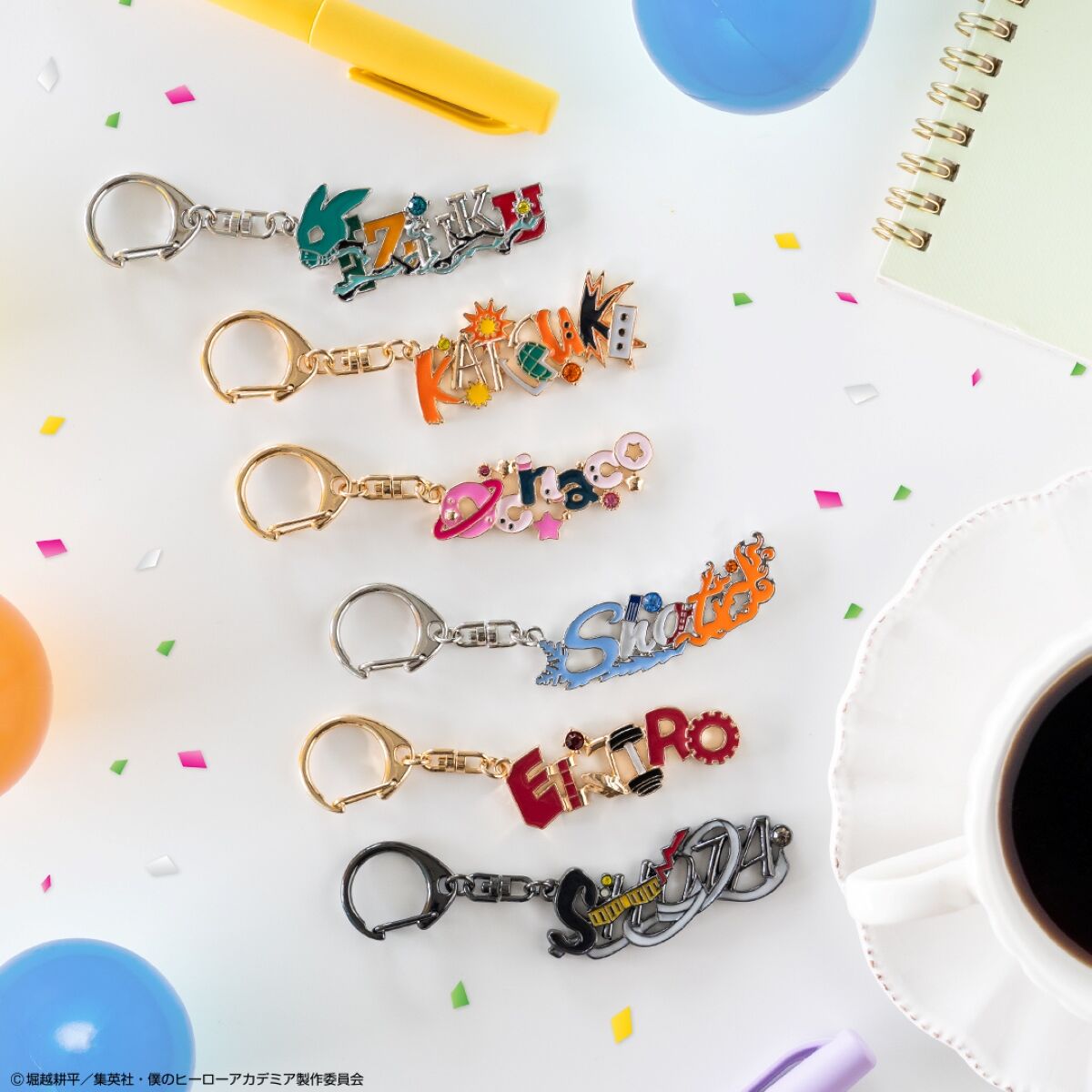 My Hero Academia 2nd Yuei High School Open School Collection - Name Keychains (6 Types)