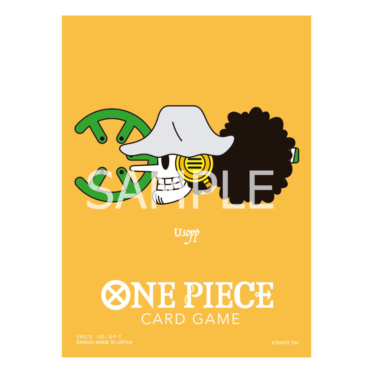 One Piece Card Game Premium Matte Vol.2 Usopp official limited card sleeves, pack of 70