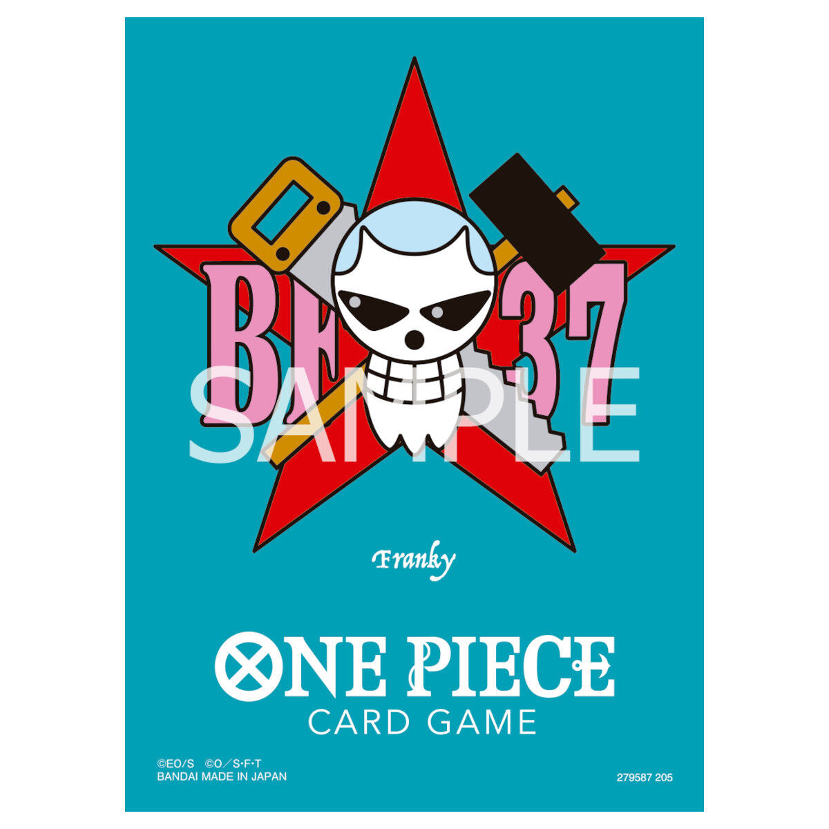 One Piece Card Game Premium Matte Vol.3 Franky official limited card sleeves, pack of 70
