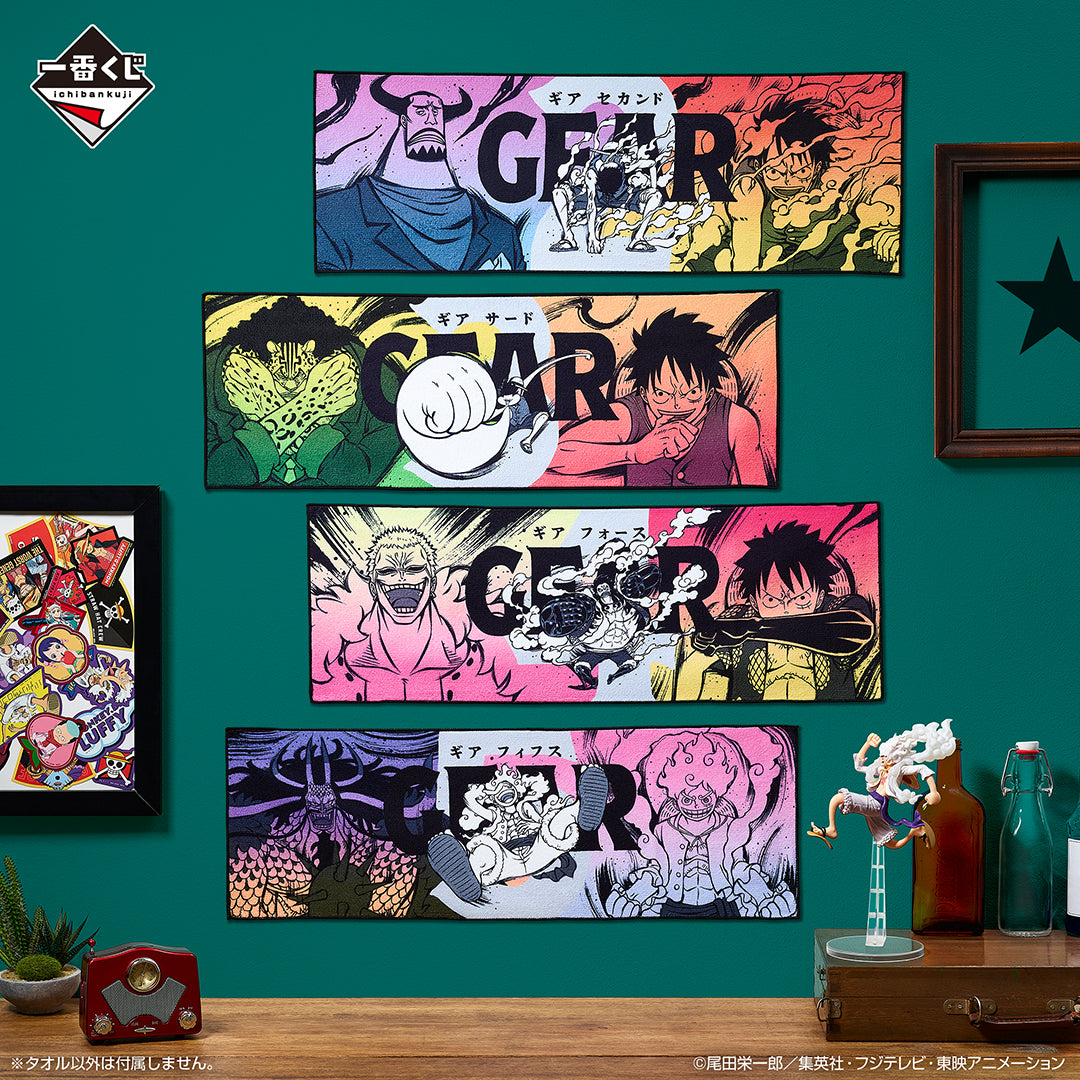 ONE PIECE ICHIBAN KUJI BEYOND THE LEVEL - PRIZE F- TOWEL SET 8 Pcs