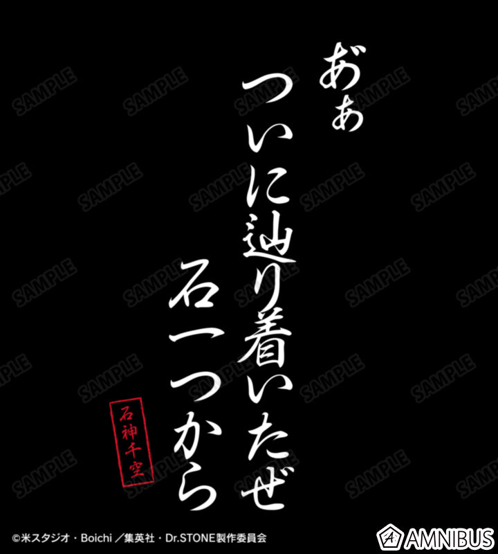 Dr. Stone - Senku Ishigami From a Single Stone Unisex T-Shirt (4 Types) - print detail
