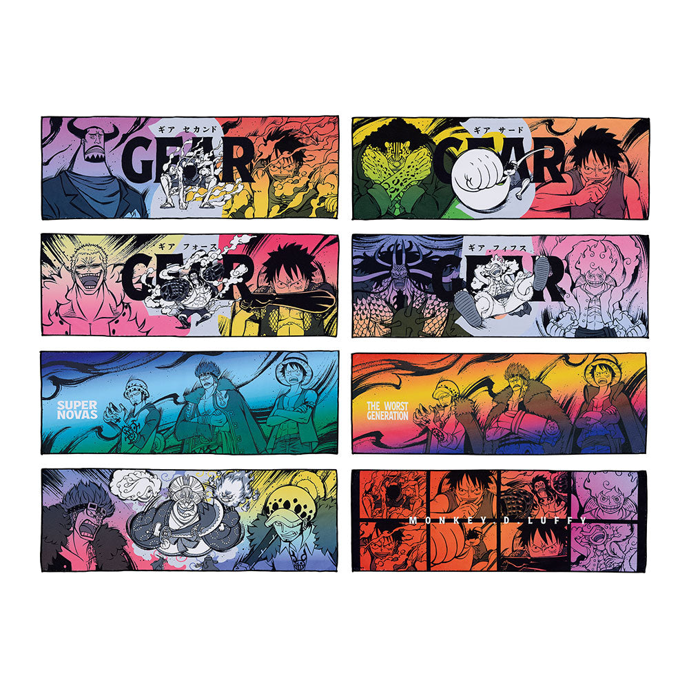 ONE PIECE ICHIBAN KUJI BEYOND THE LEVEL - PRIZE F- TOWEL SET 8 Pcs