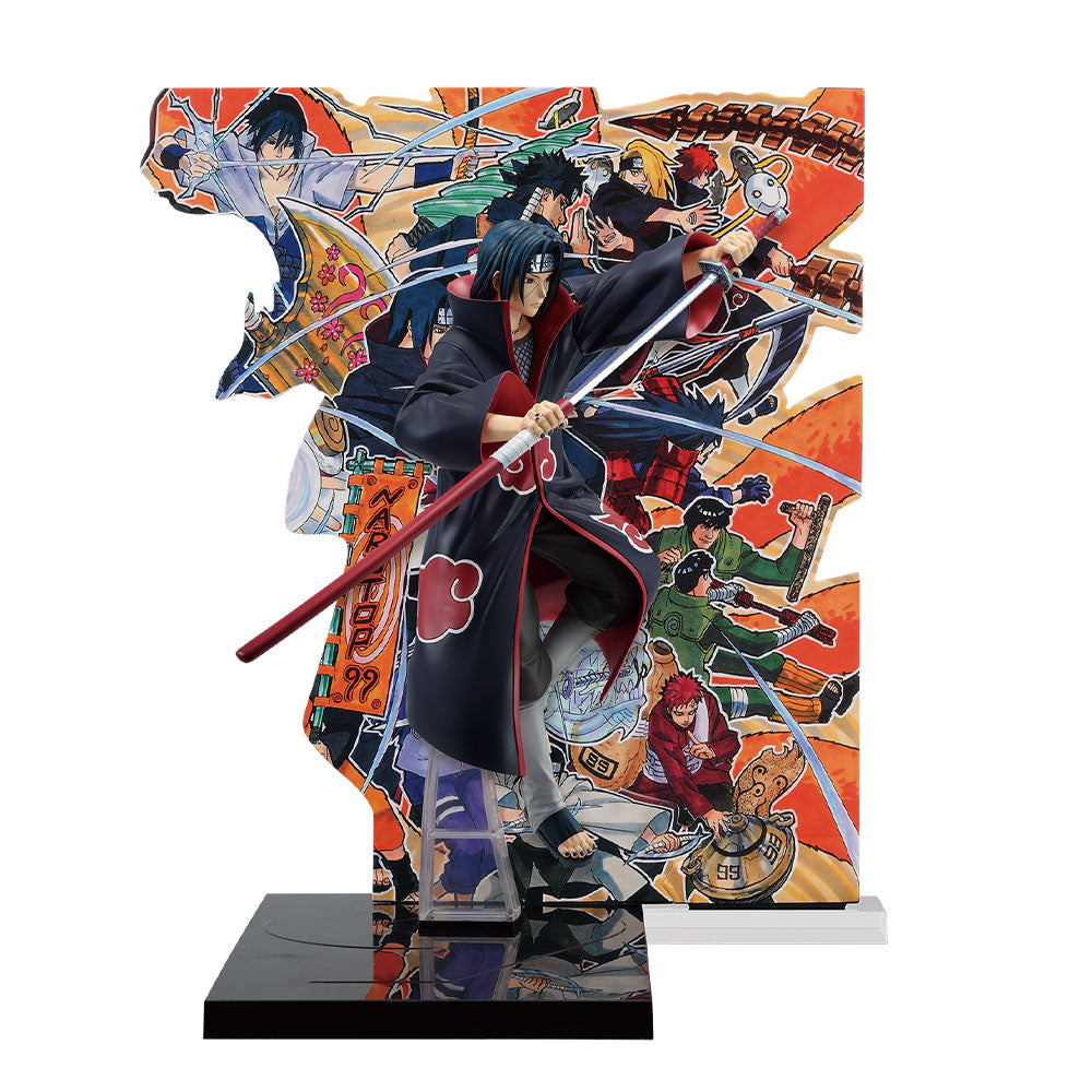 NARUTO ICHIBAN KUJI - NARUTOP99 - GORGEOUS SHINOBI EMAKI (D) ITACHI UCHIHA