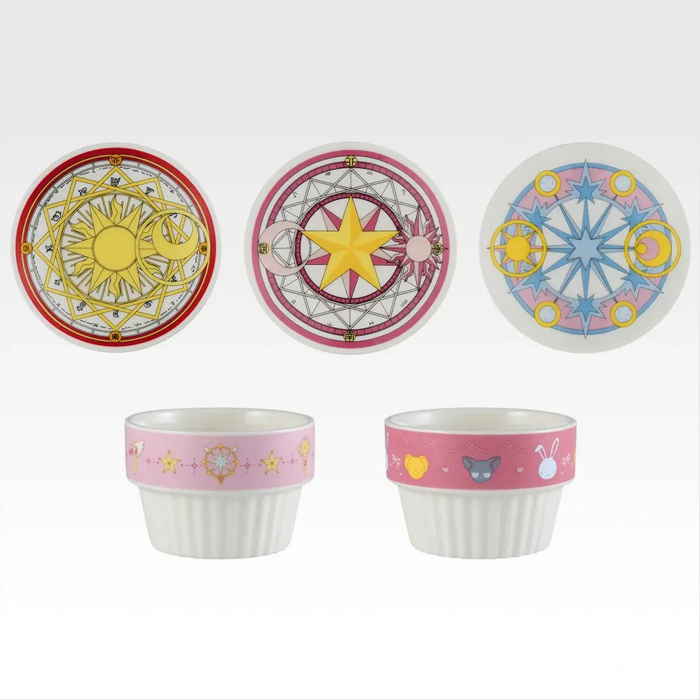 Ichiban Kuji Cardcaptor Sakura Clear Card Arc Charmul Collection - E Prize Tableware Collection Complete Set of 5 Types