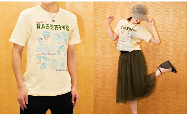 Phantasy Star Online 2 x SEGASTYLE - Naberius Natural T-Shirt (JP L) - official detail