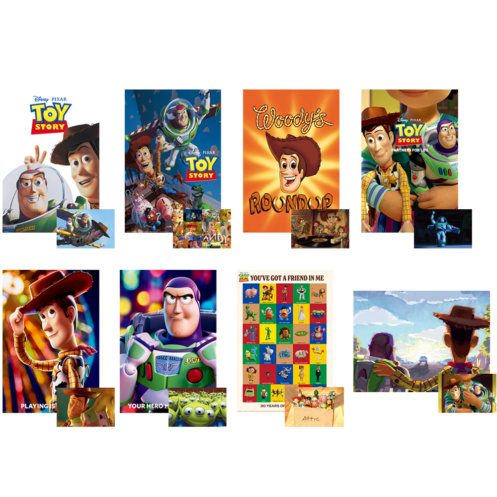 Ichiban Kuji Toy Story 30 Years & Beyond - I Prize Memorial Poster & Postcard Set Complete Set of 8 Types