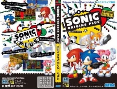 SONIC ORIGINS PLUS DX PACK EBTEN LIMITED PS5 - T-SHIRT - ACRYLIC STAND - TOWEL - COVER - ARTBOOK