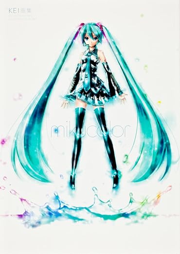 Hatsune Miku - KEI Illustration Collection - book artwork