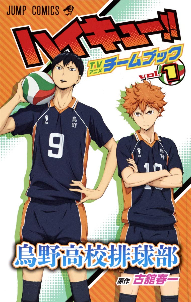 Haikyu!! - TV Anime Team Book Vol.1 Karasuno High School Volleyball Club - cover view 1