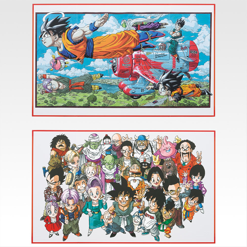 Ichiban Kuji Dragon Ball 40th Part 1 - C Prize 40th Anniversary Double-page Visual Board Complete Set of 2 Types