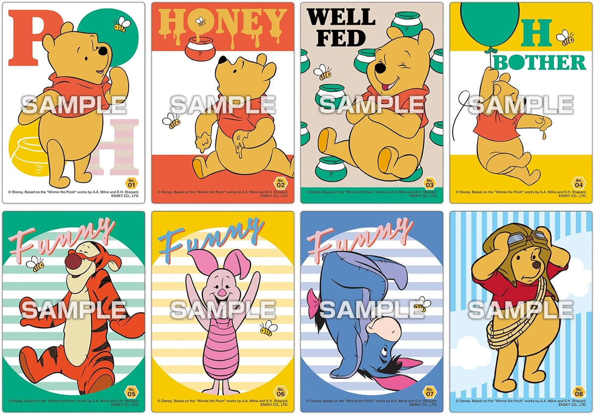 Winnie the Pooh Clear Card Collection Gum - official product image 2