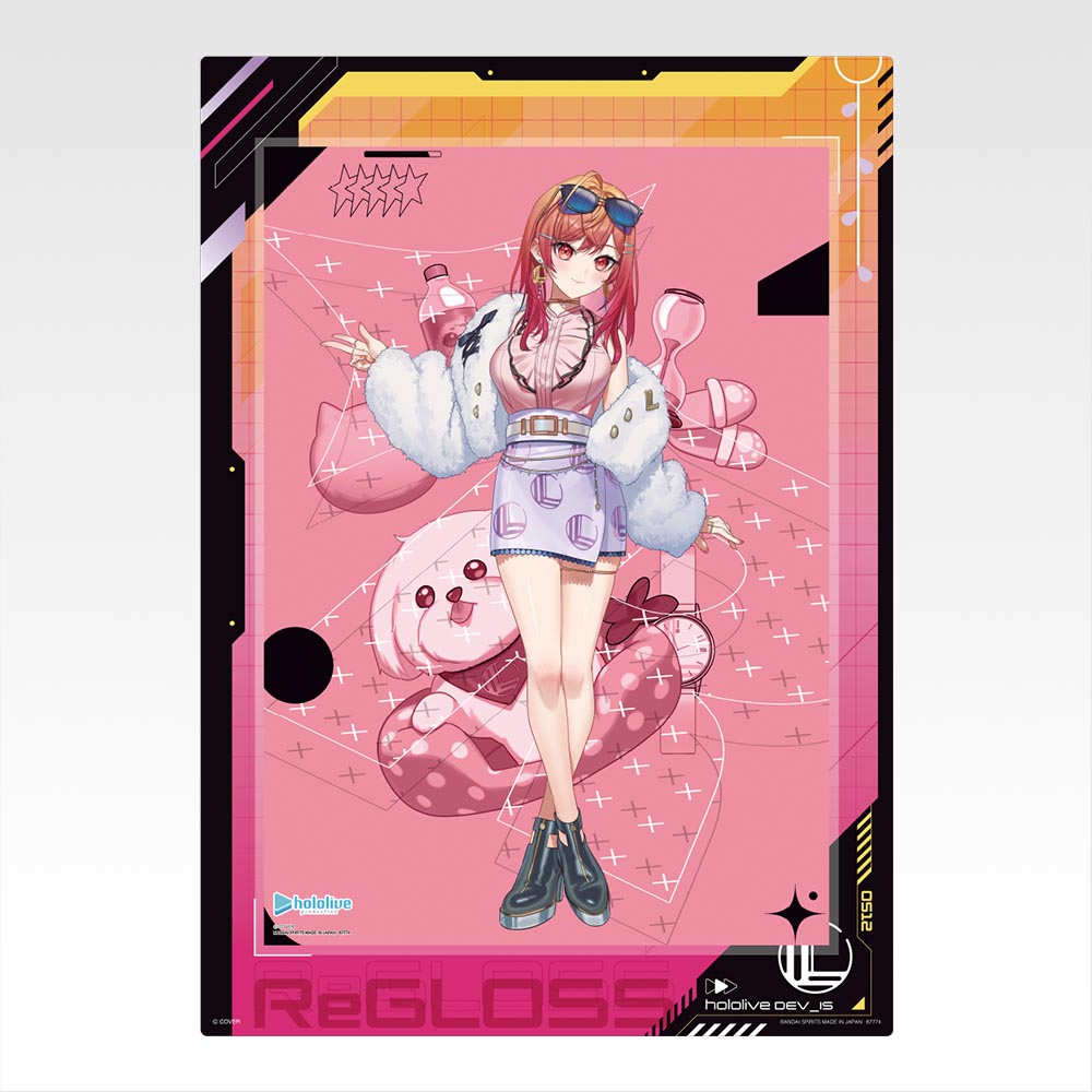 KONAMI Ichijou Ririka アクリルスタンドとe-pass Ichiban Kuji Hololive DEV_IS ReGLOSS - D Prize Ichijou Ririka