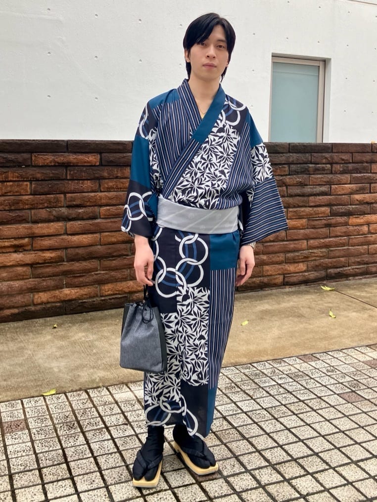 Jujutsu Kaisen Hidden Inventory / Prematured Death Furifu Men's Yukata + Heko Obi Set - Megumi Fushiguro