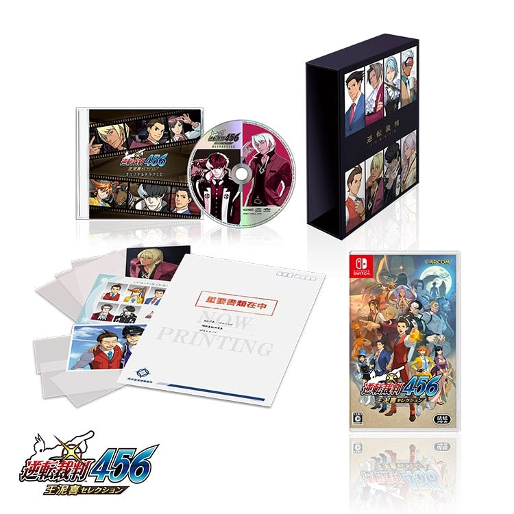ACE ATTORNEY 456 - GYAKUTEN SAIBAN 456 ODOROKI SELECTION - TRUMP CARD SET - NINTENDO SWITCH