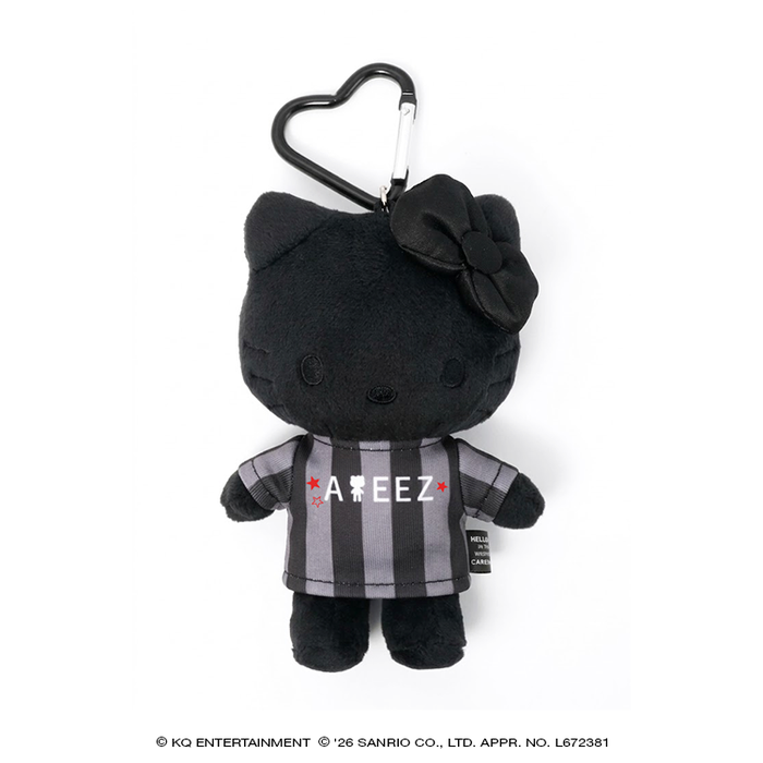 ATEEZ x Hello Kitty Black Series - Stuffed Toy Keyring (8 Types