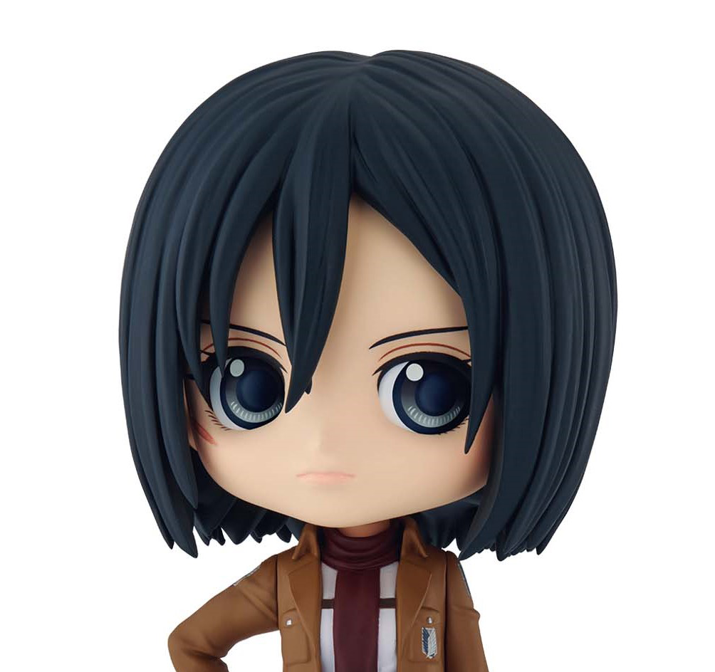 ATTACK ON TITAN FIGURE - QPOSKET - MIKASA ACKERMAN (B)