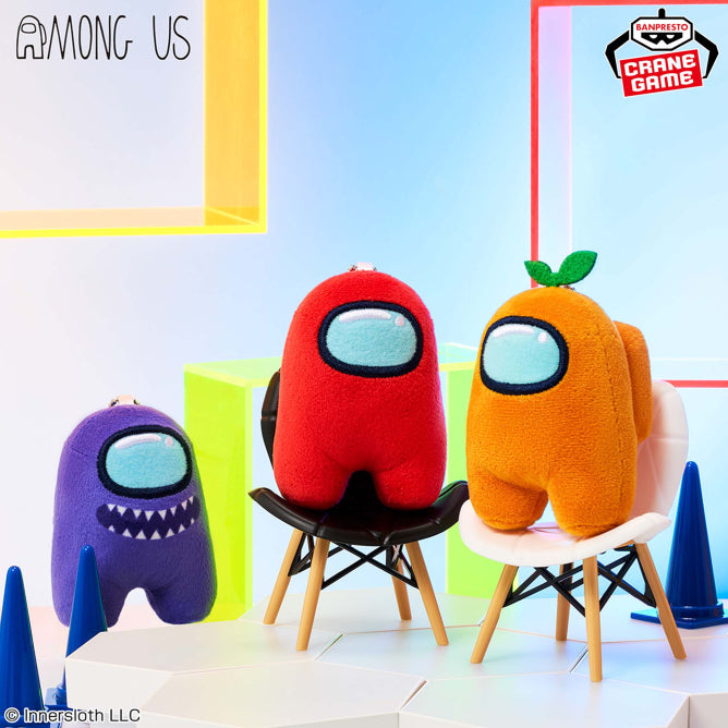 Among Us Plush Toys With Ball Chain - Complete Set of 3 Types
