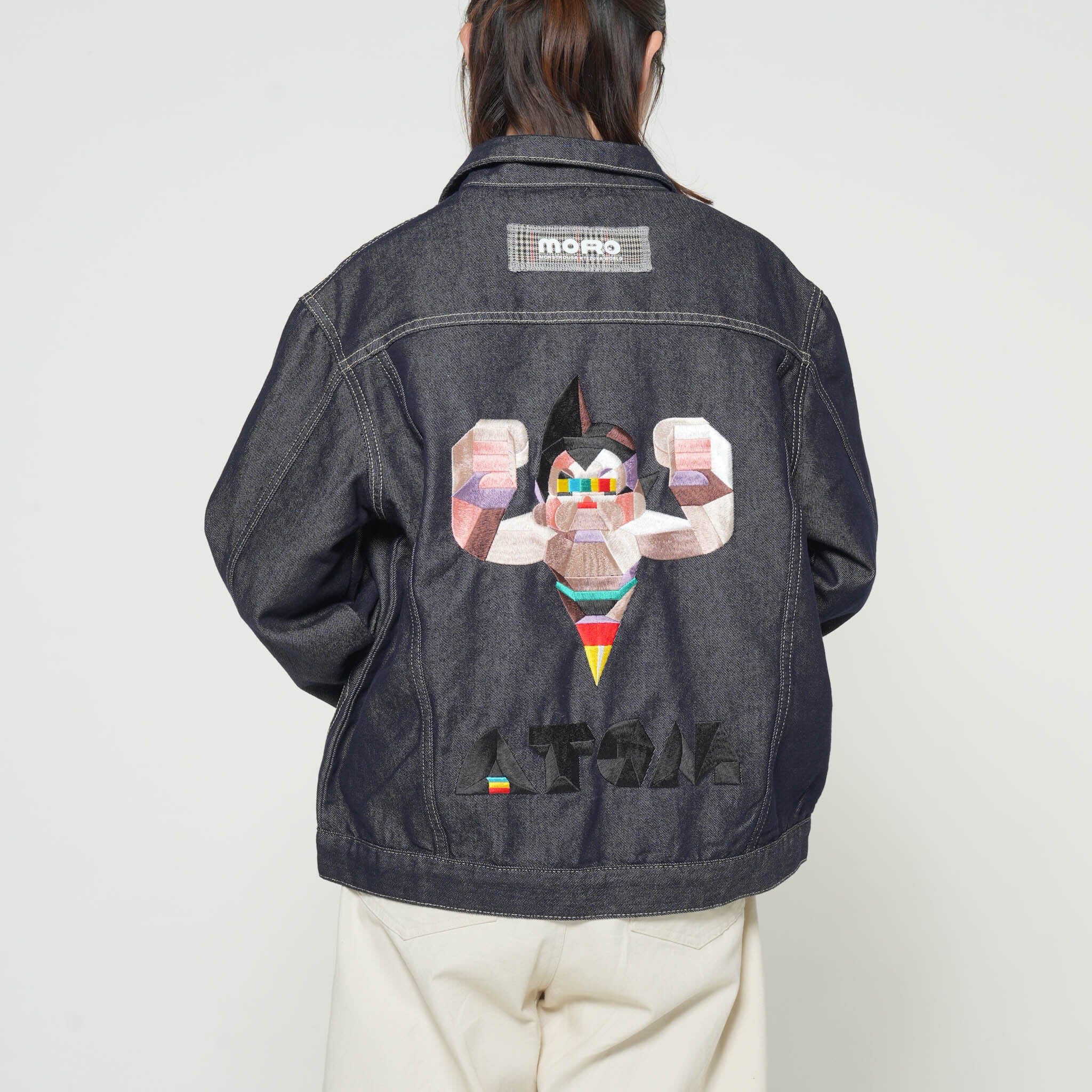Astro Boy Tezuka World x Monstrousa Collaboration - Spectrum Shishu Denim JKT ATOM feat.Monkey Design D.Navy