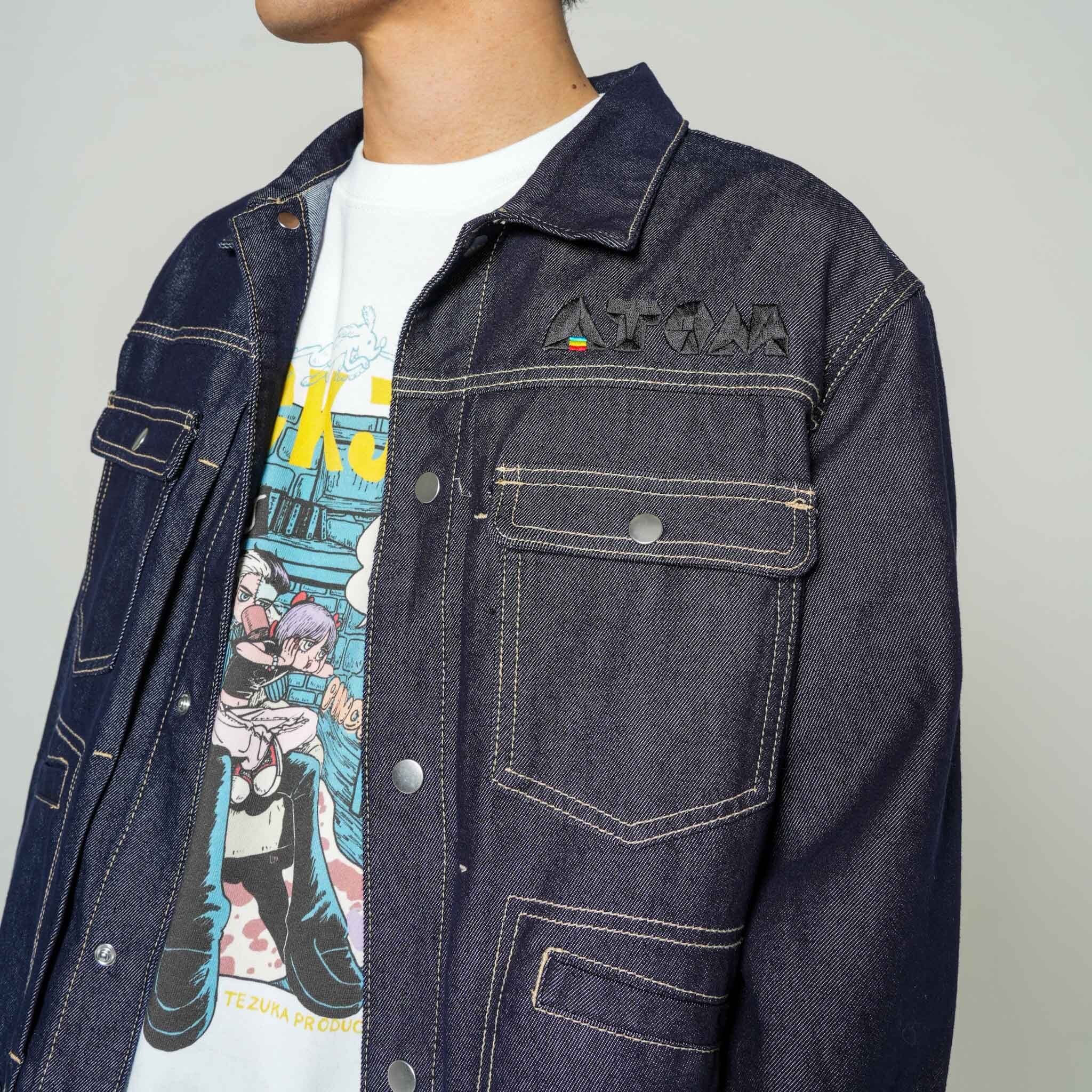 Astro Boy Tezuka World x Monstrousa Collaboration - Spectrum Shishu Denim JKT ATOM feat.Monkey Design D.Navy