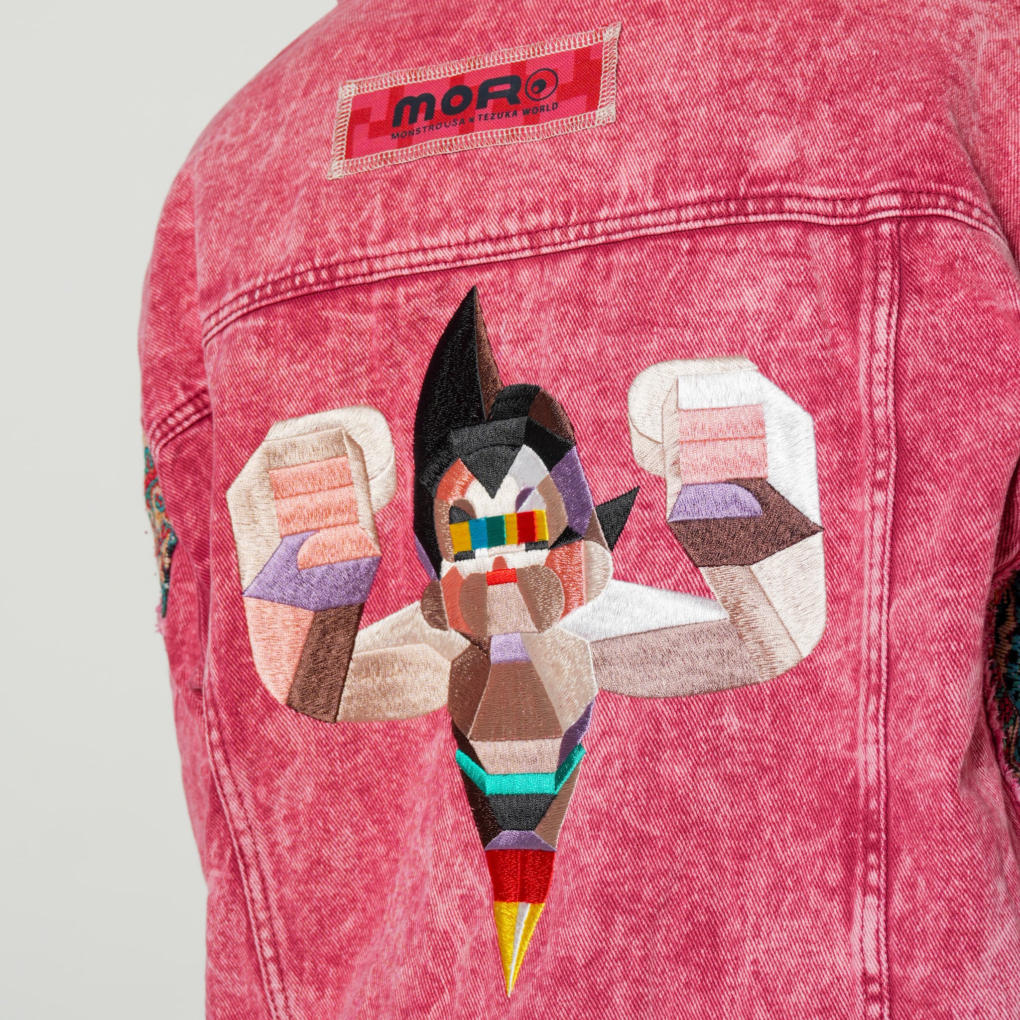 Astro Boy Tezuka World x Monstrousa Collaboration - Spectrum Shishu Denim JKT ATOM feat.Monkey Design T.Red