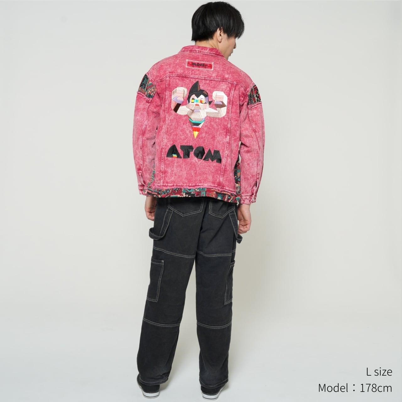 Astro Boy Tezuka World x Monstrousa Collaboration - Spectrum Shishu Denim JKT ATOM feat.Monkey Design T.Red