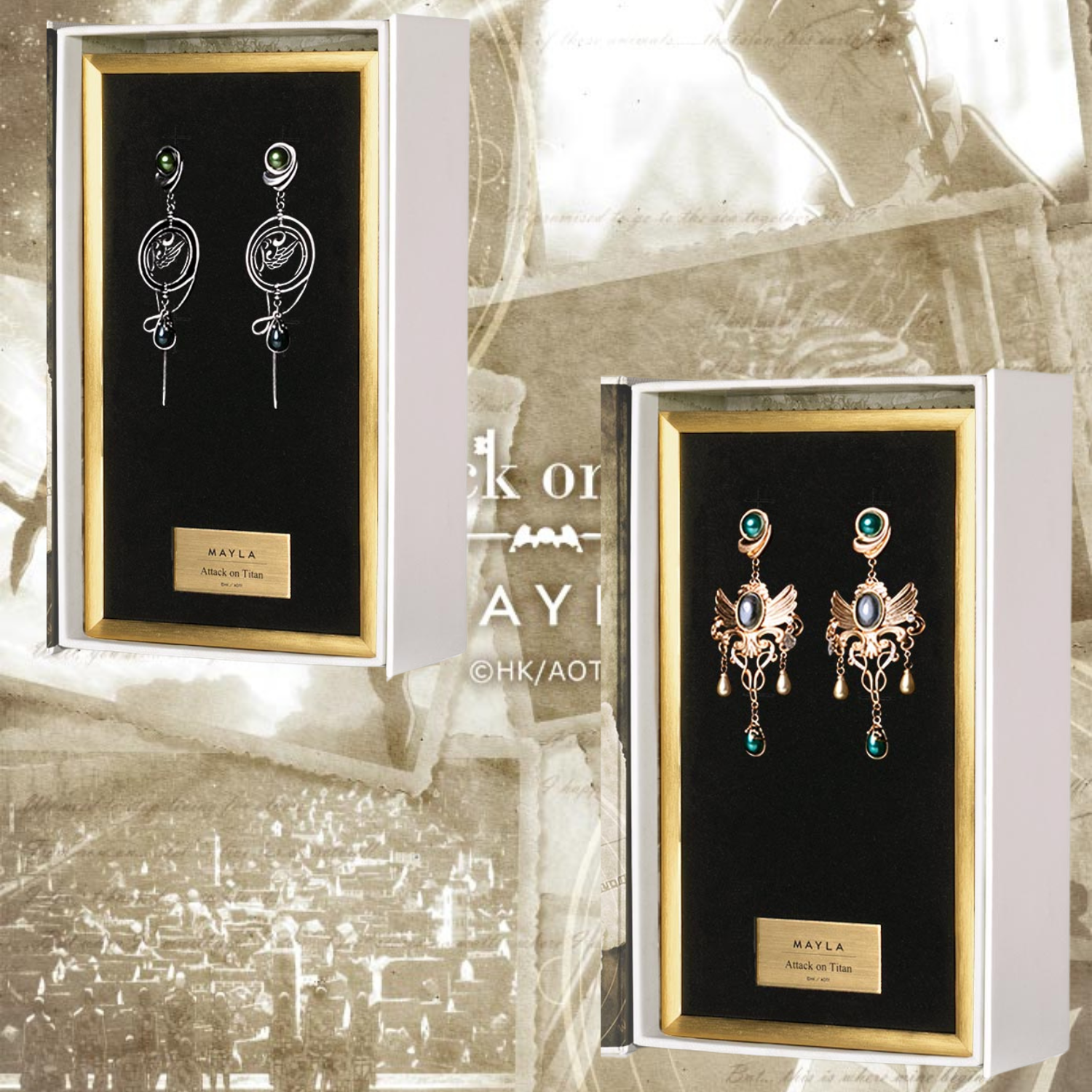 Attack on Titan x Mayla - Iconic Earrings object – JumpIchiban