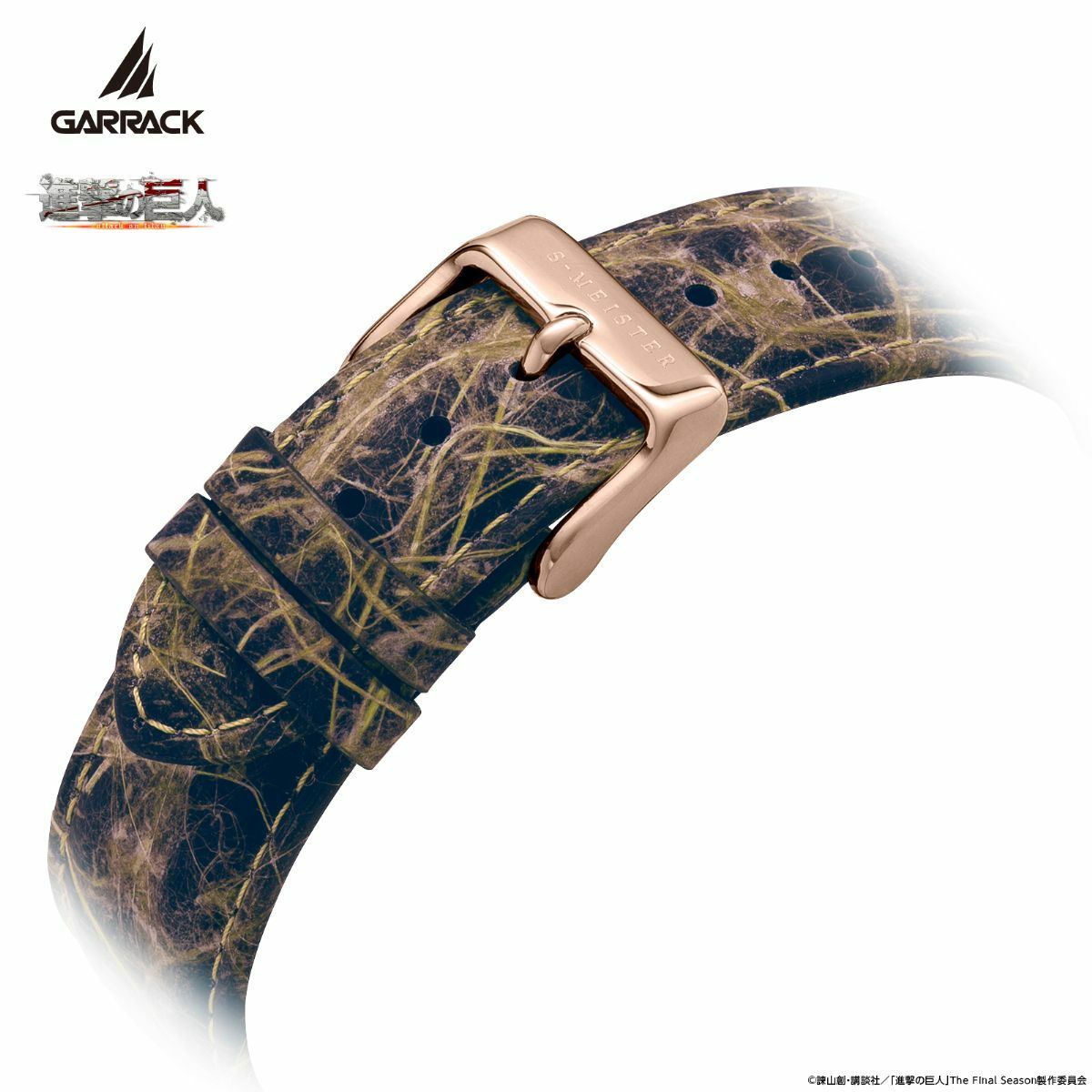 Attack on Titan Garrack X S-Meister Watch - Erwin Smith Model SMS-47-SK-ES