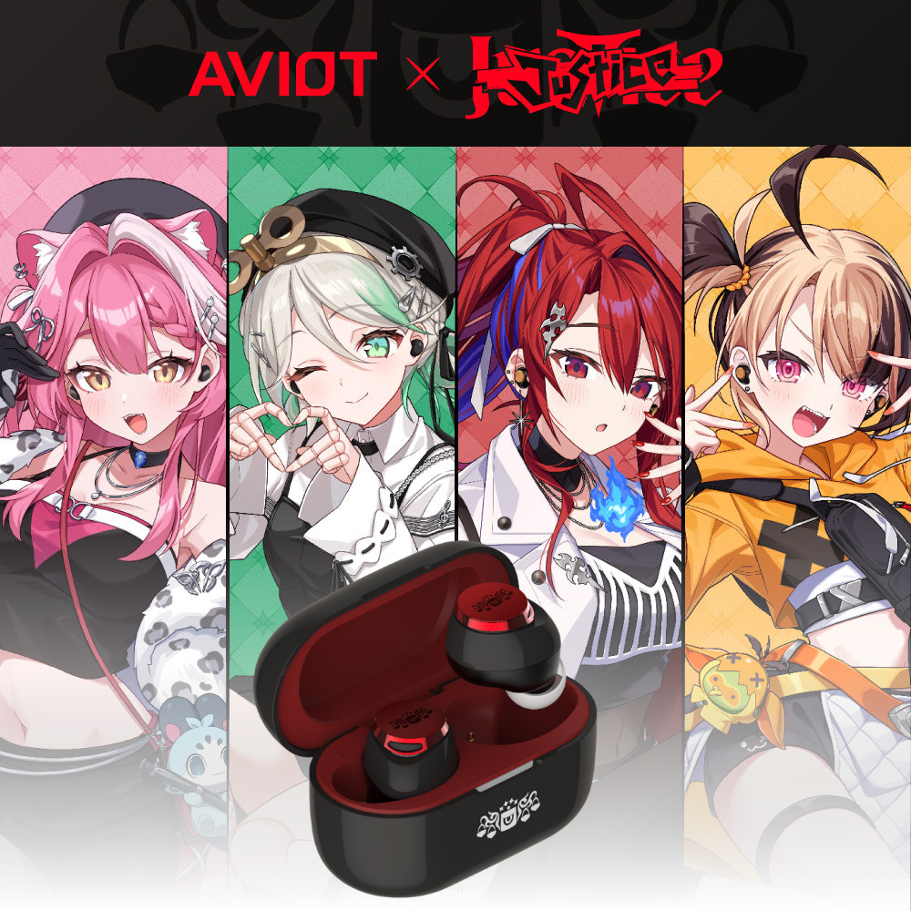 Hololive English Justice x AVIOT - Limited Edition Wireless