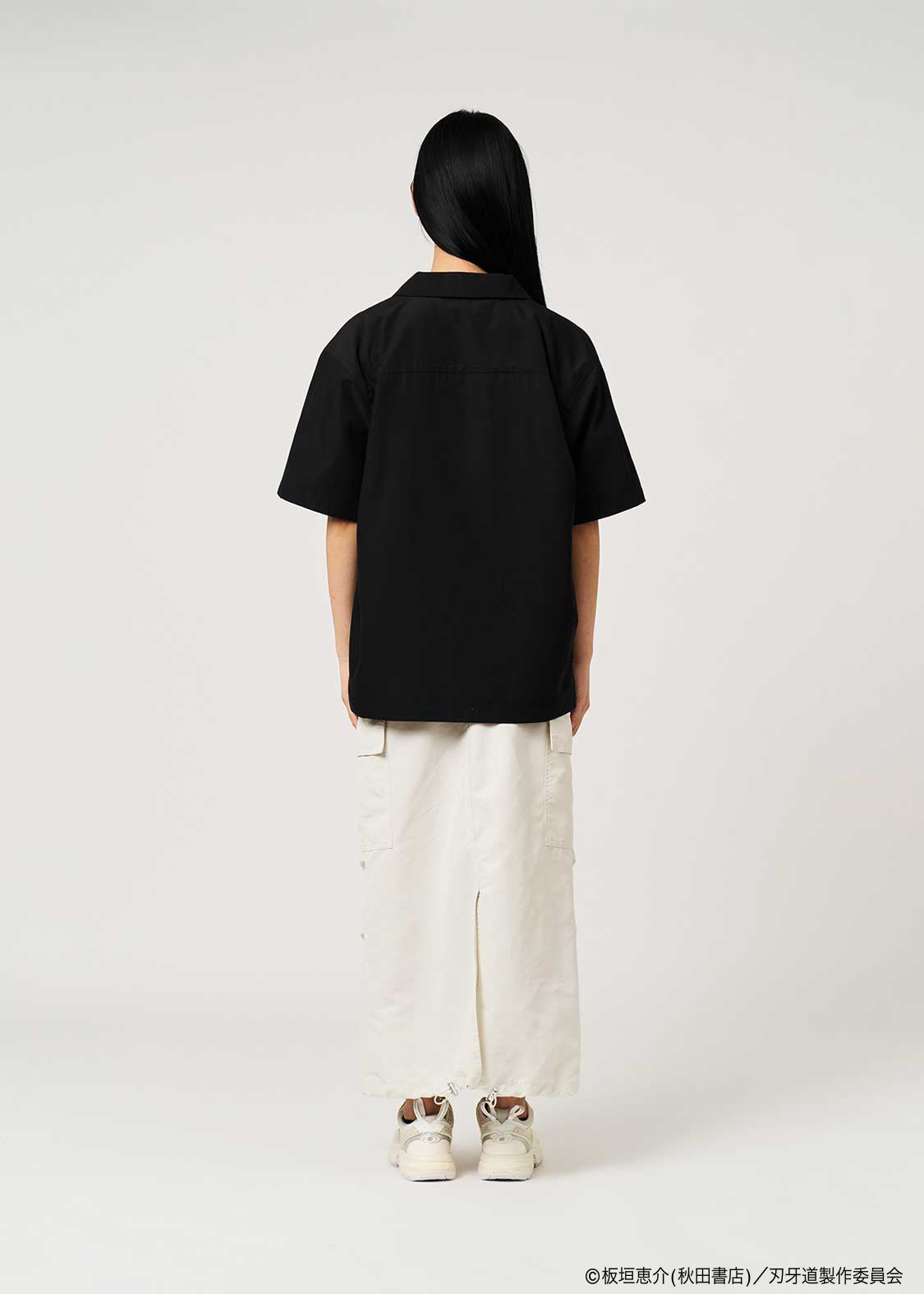 Baki the Grappler: The Invicible Samurai x Graniph Fashion Collection - Baki Hanma Open Collar T-Shirt