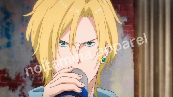 Banana Fish - ASH LYNX Stick Necklace Silver925 x Peridot ver.