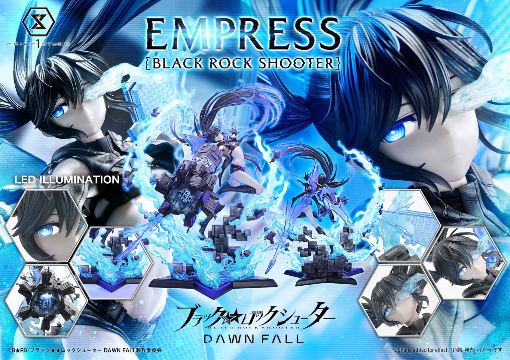 Black Rock Shooter 1/4 Scale Prime 1 Statue - Empress Deluxe Bonus