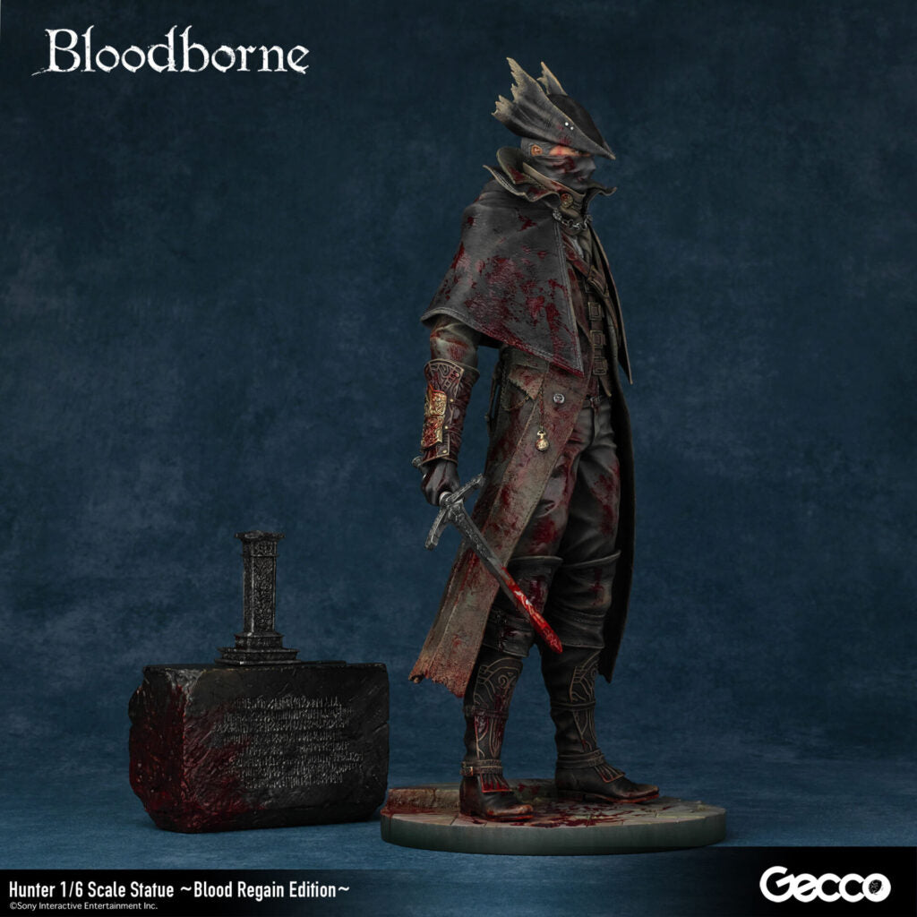 Bloodborne Gecco - Hunter 1/6 Scale Statue Blood Regain Edition
