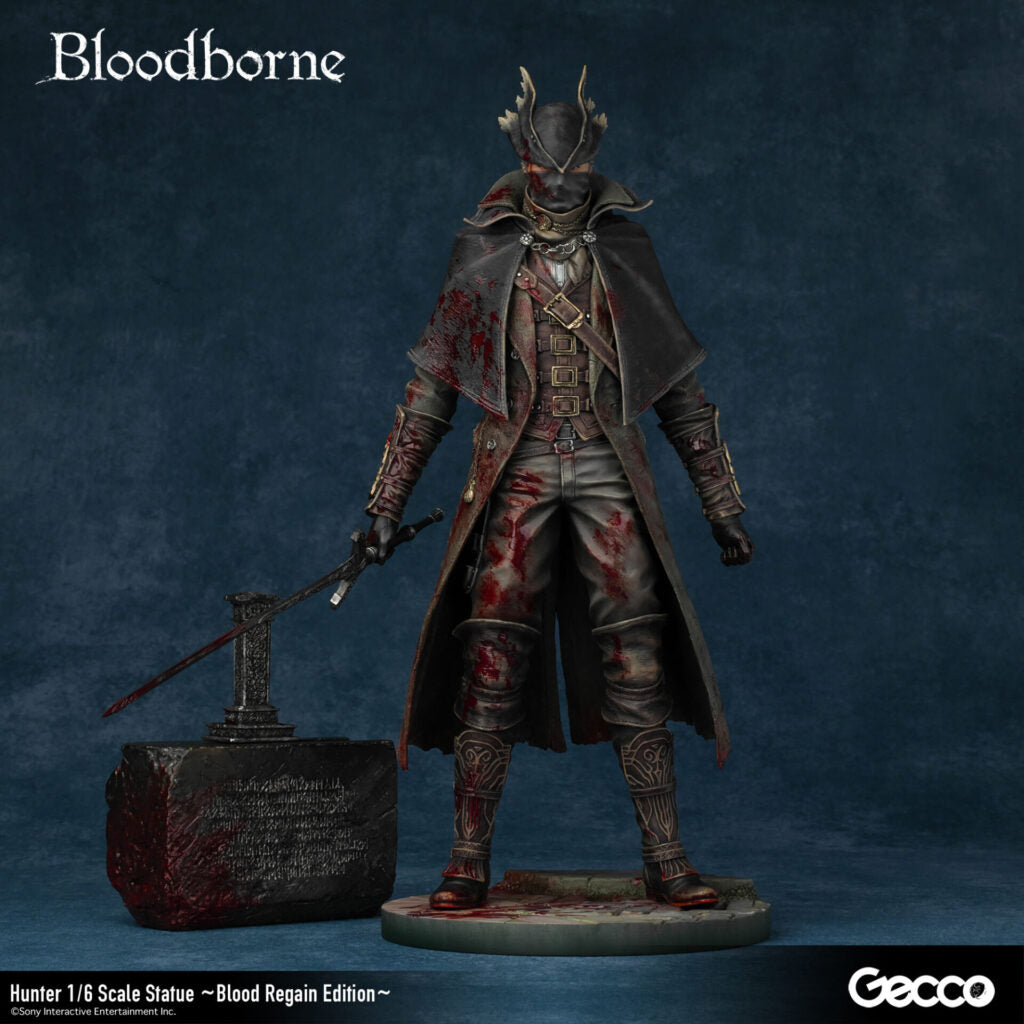Bloodborne Gecco - Hunter 1/6 Scale Statue Blood Regain Edition