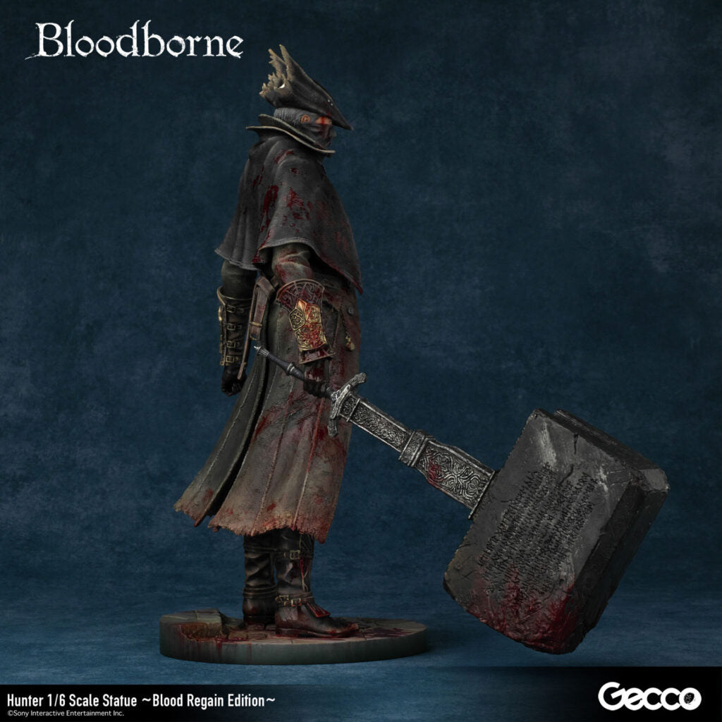 Bloodborne Gecco - Hunter 1/6 Scale Statue Blood Regain Edition