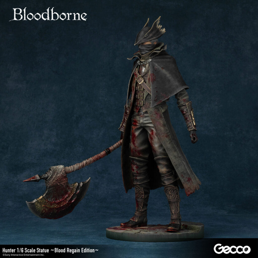 Bloodborne Gecco - Hunter 1/6 Scale Statue Blood Regain Edition